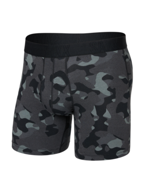 SAXX Saxx Droptemp Cooling Cotton Boxer Brief Fly | Pebble Camo-Graphite