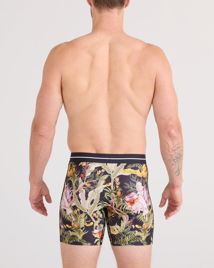 SAXX Saxx Volt Breathable Mesh Boxer Brief | Jungle Juice-Black
