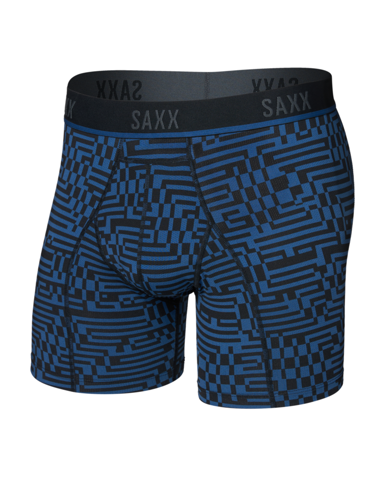 SAXX Saxx Kinetic LC Mesh Boxer Brief | Maze Camo-Navy Dawn