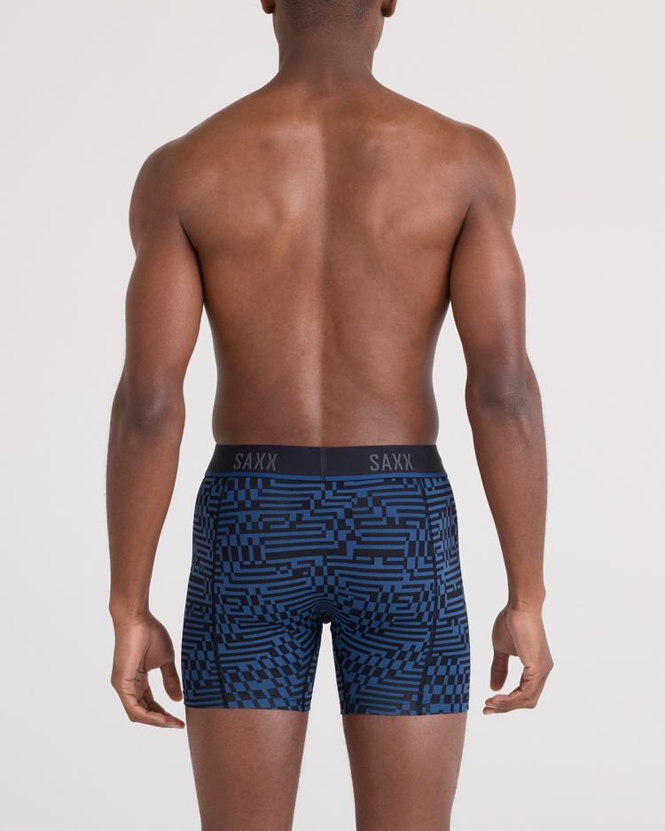 SAXX Saxx Kinetic LC Mesh Boxer Brief | Maze Camo-Navy Dawn