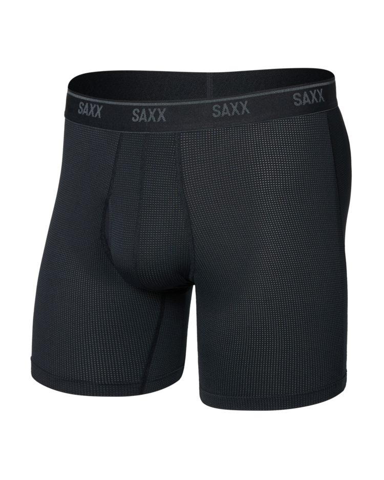 SAXX Saxx Quest Quick-Dry Mesh Boxer Brief Fly | Black