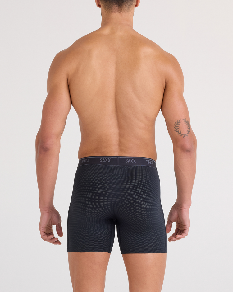 SAXX Saxx Quest Quick-Dry Mesh Boxer Brief Fly | Black