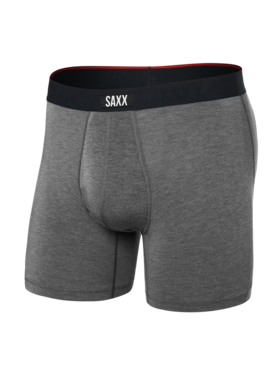 SAXX Saxx Vibe Xtra Soft Comfort Boxer Brief Fly | Dark Grey Heather