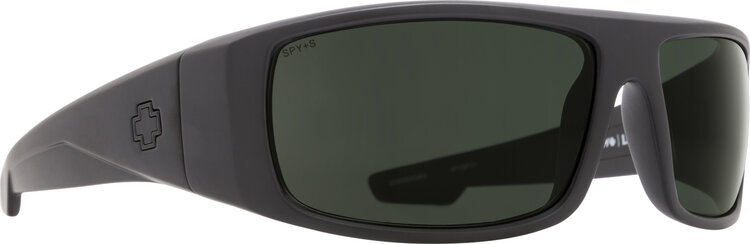 Spy Spy Logan Matte Black Ansi Rx | Happy Gray Green
