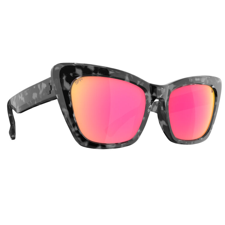 Spy Spy Surf Cat Black Tortoise | Happy Gray Green Pink Mirror