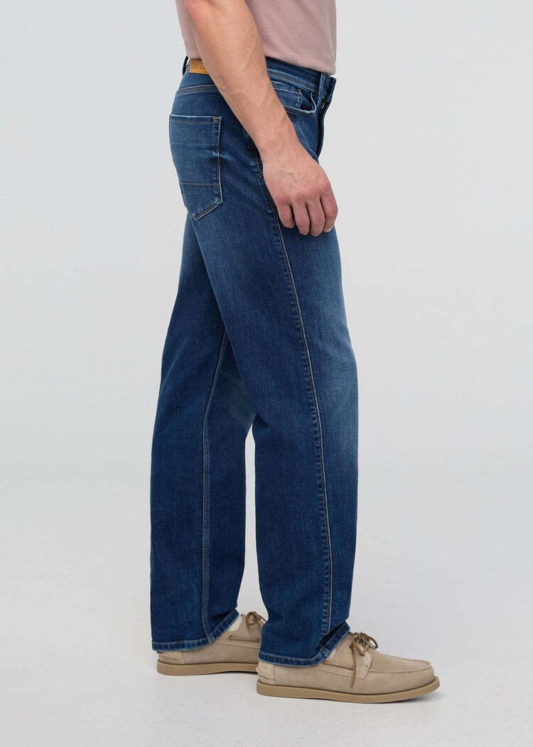 DUER Duer Performance Denim+ Relaxed Straight (Mens) | Prairie Indigo