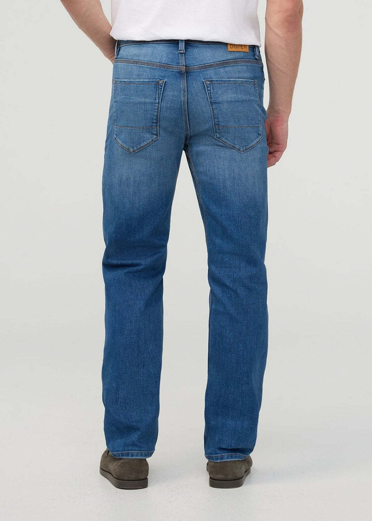 DUER Duer Performance Denim+ Straight (Mens) | Alpine Indigo