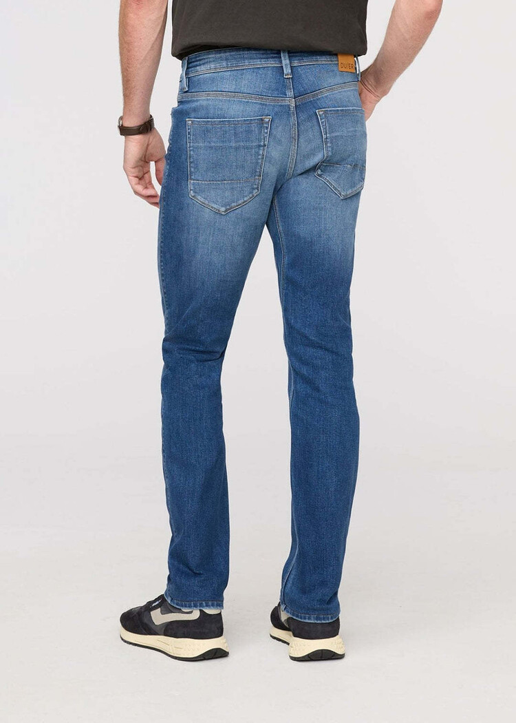 DUER Duer Performance Denim+ Slim Straight (Mens) | Alpine Indigo