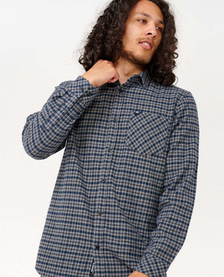 Rip Curl Rip Curl Classic Surf Checked In Flannel (Mens) | Dark Navy