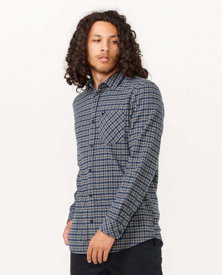 Rip Curl Rip Curl Classic Surf Checked In Flannel (Mens) | Dark Navy