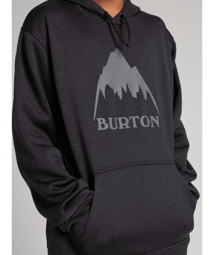 Burton Burton Oak Pullover Hoodie 2026 (Mens) | True Black Heather