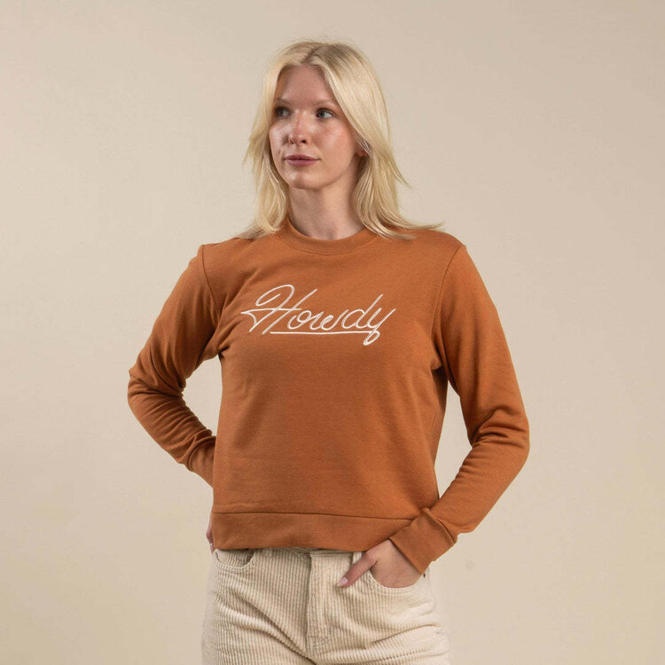 Sendero Sendero Howdy Drop Shoulder Sweatshirt (Womens) | Meerkat