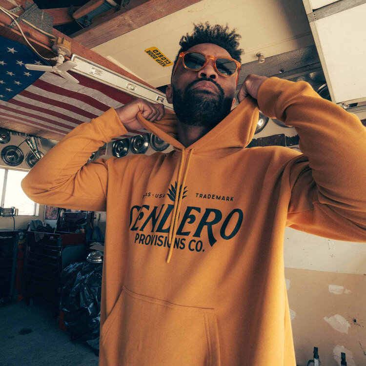 Sendero Sendero Logo Hoodie (Mens) | Goldenrod