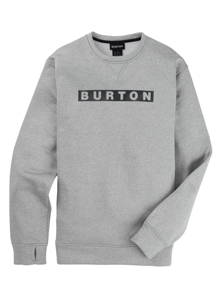 Burton Burton Oak Pullover Crew 2026 (Mens) | Gray Heather