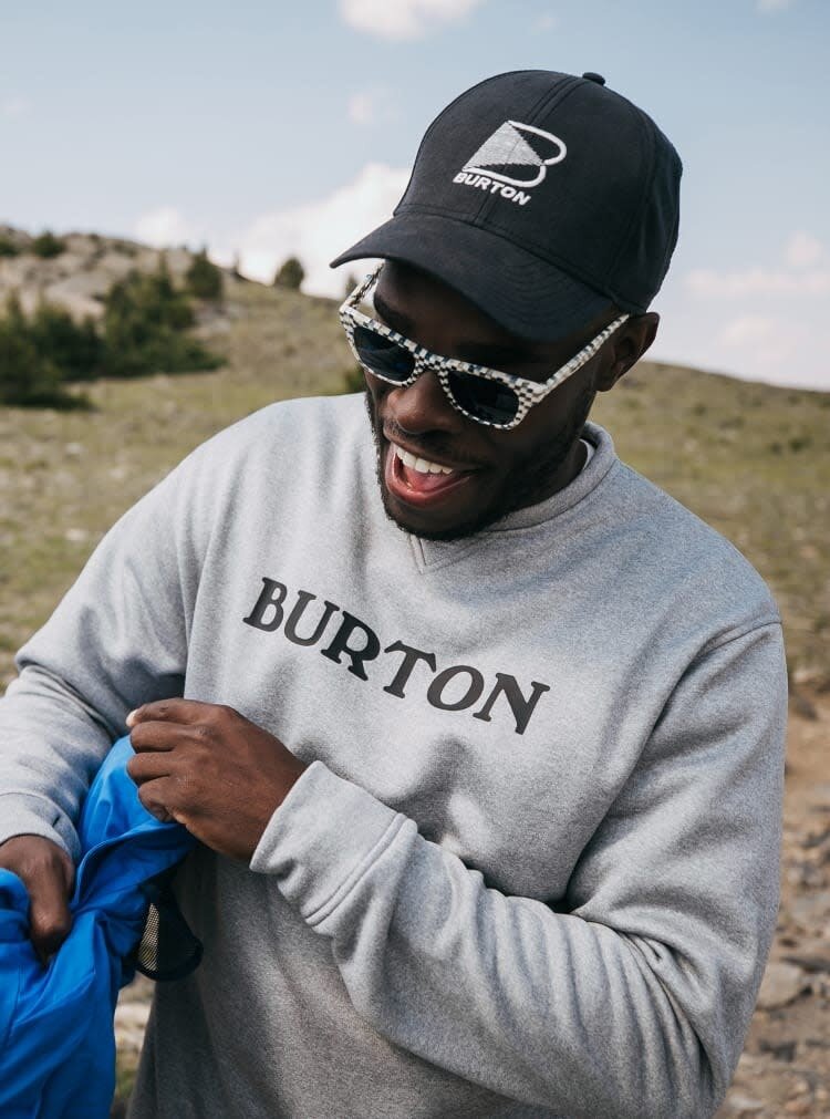 Burton Burton Oak Pullover Crew 2026 (Mens) | Gray Heather