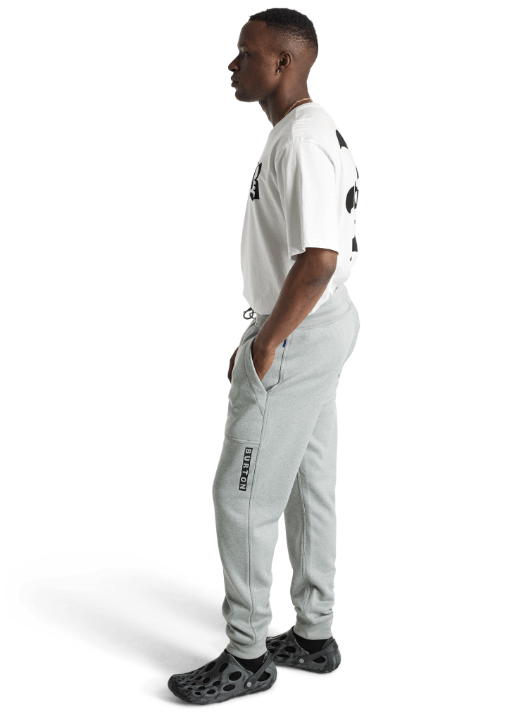 Burton Burton Oak Fleece Pants 2026 (Mens) | Gray Heather
