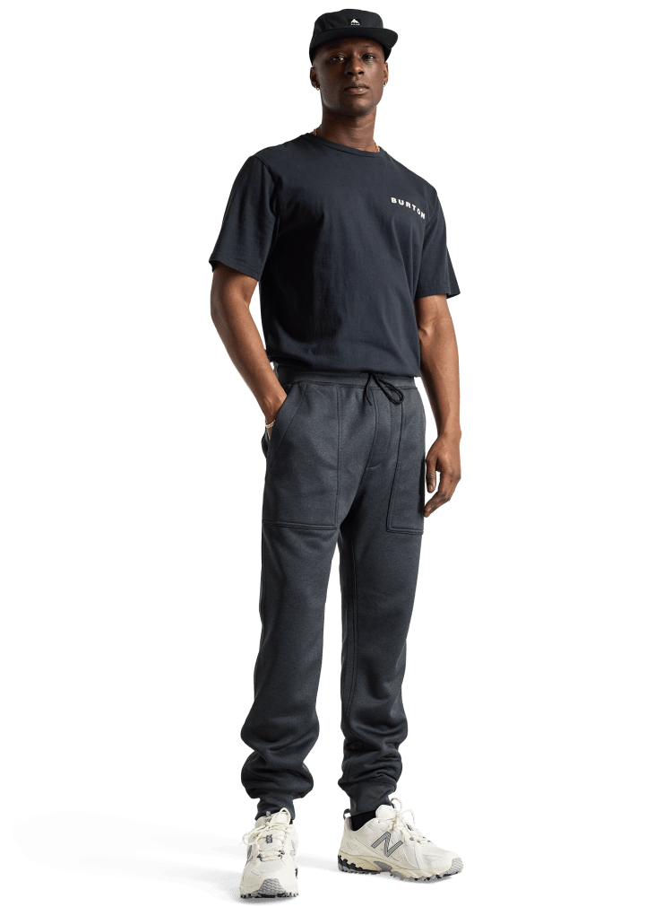 Burton Burton Oak Fleece Pants 2026 (Mens) | True Black Heather