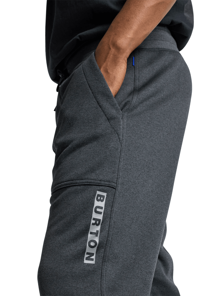 Burton Burton Oak Fleece Pants 2026 (Mens) | True Black Heather