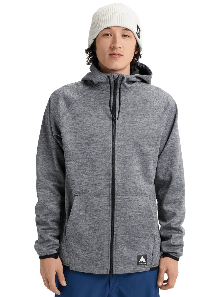 Burton Burton Crown Weatherproof Fz 2026 (Mens) | True Black Heather