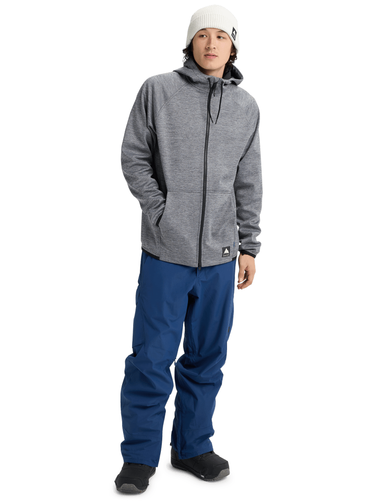 Burton Burton Crown Weatherproof Fz 2026 (Mens) | True Black Heather