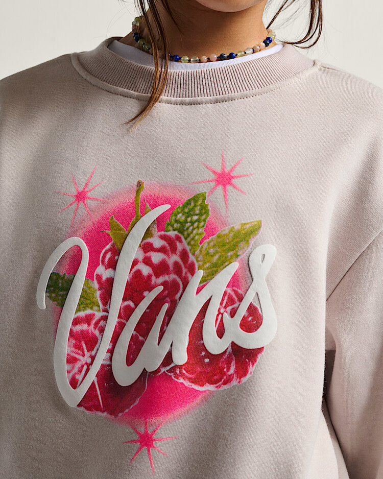 Vans Vans Berry Pop Os Crew (Youth) | Taupe Mist