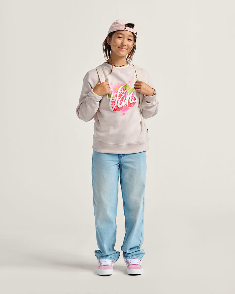 Vans Vans Berry Pop Os Crew (Youth) | Taupe Mist