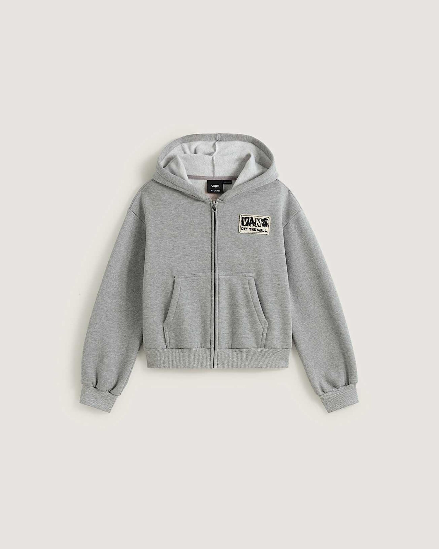 Vans Van-Archy Label Zip (Youth) | Cement Heather - The Drop Rideshop