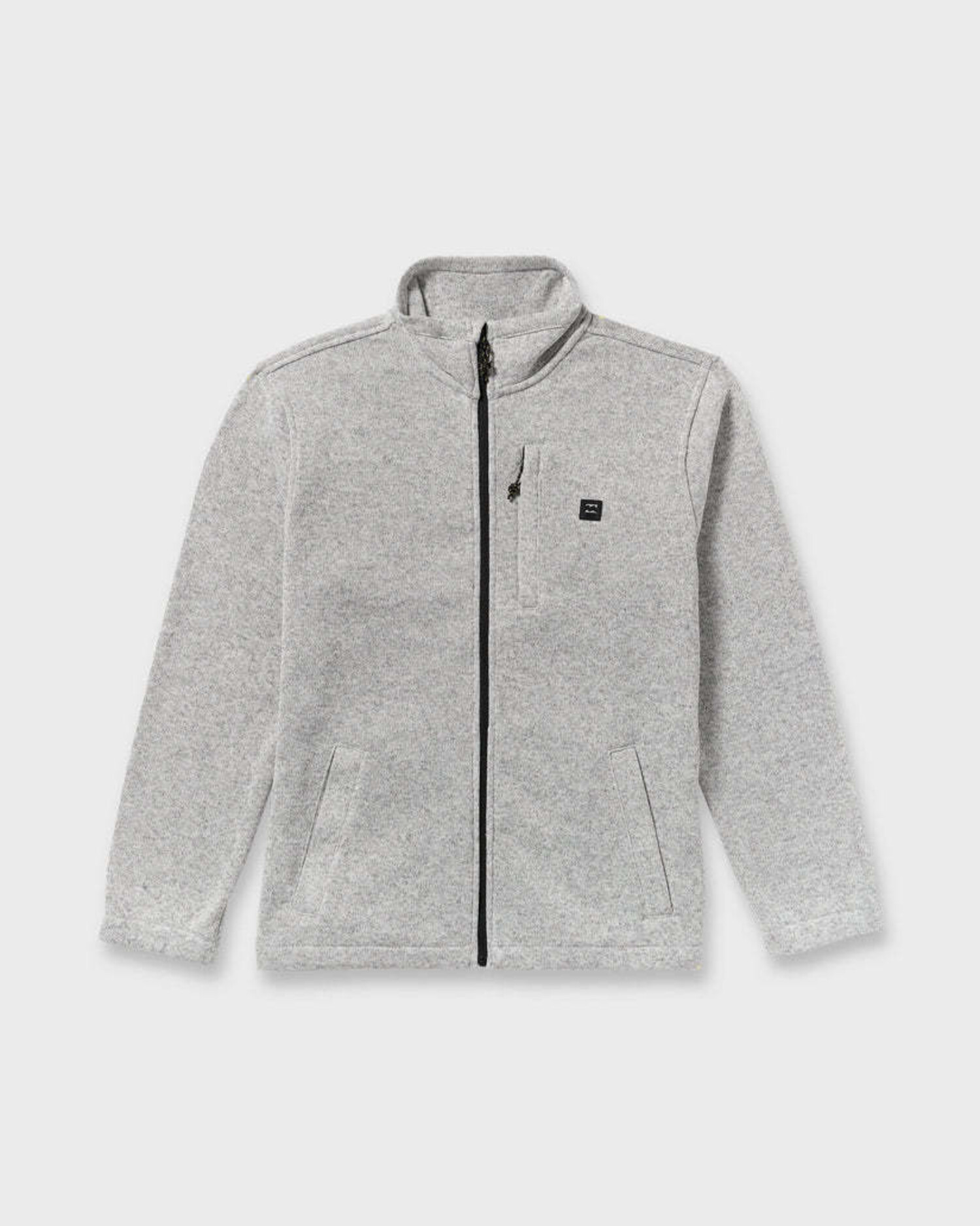 Billabong Boundary Mock Zip (Mens) | Grey Htr - The Drop Rideshop