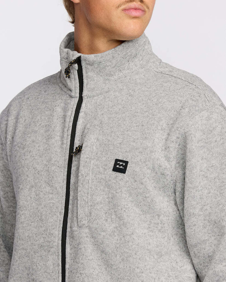 Billabong Billabong Boundary Mock Zip (Mens) | Grey Htr