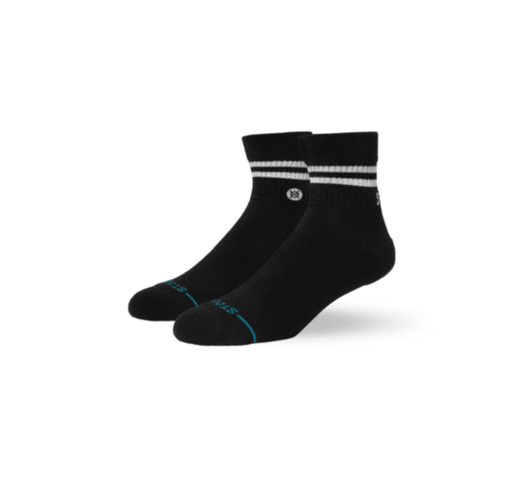 STANCE Stance Core Quarter-6Pk (Unisex) | Black