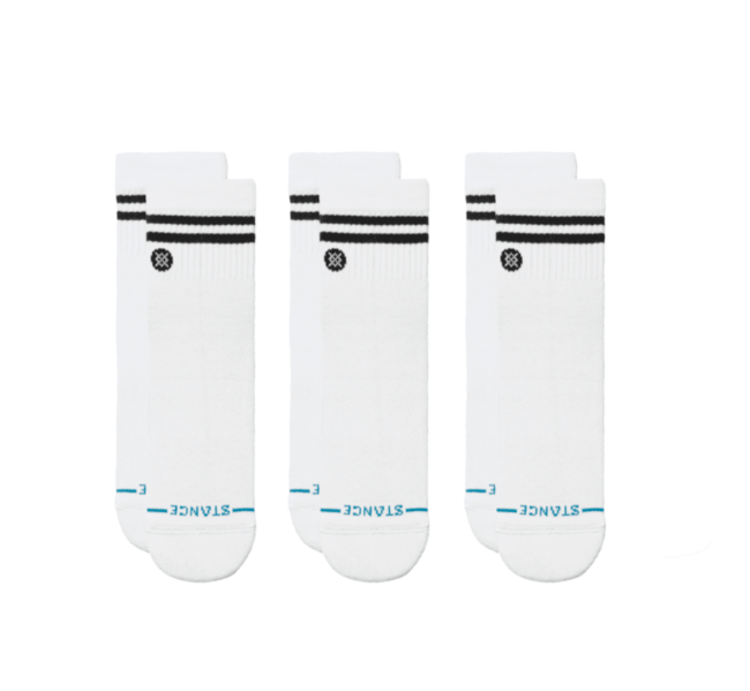 STANCE Stance Core Quarter-6Pk (Unisex) | White