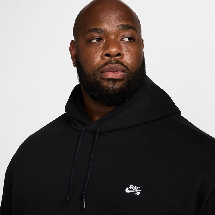 Nike SB Nike Sb Hd Essential Logo Fleece Po (Unisex) | Black/White