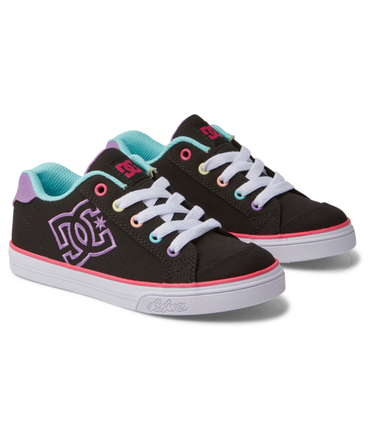 DC Dc Chelsea (Youth) | Black/Multi Stripe
