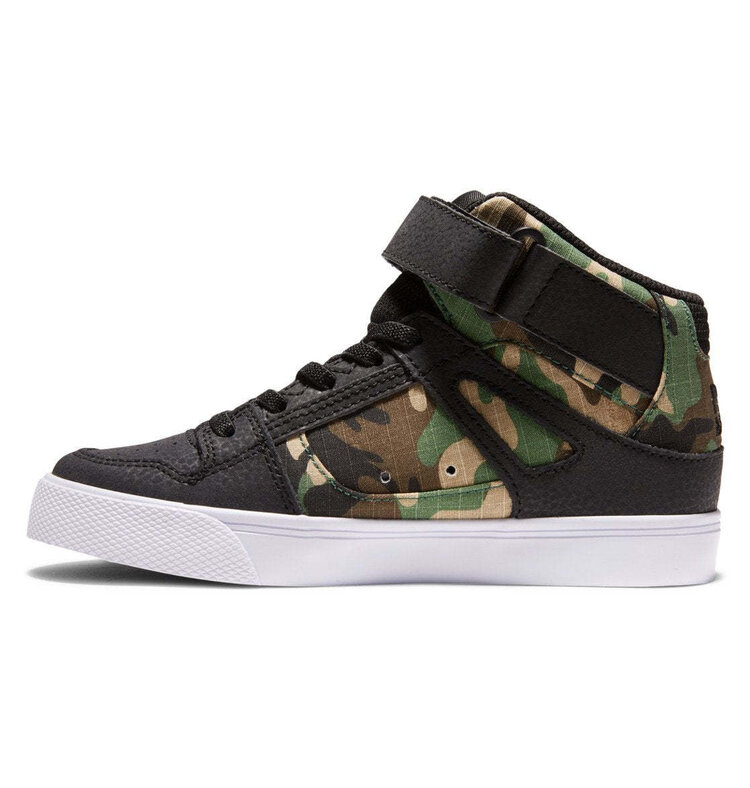 DC Dc Pure High-Top Ev (Youth) | Black Camo