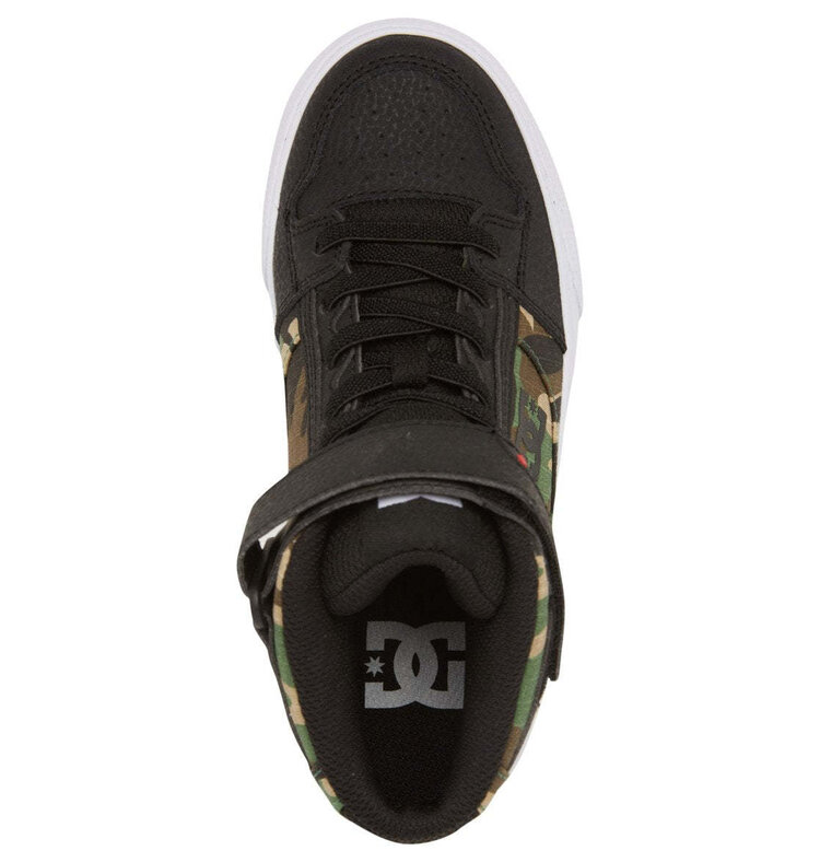 DC Dc Pure High-Top Ev (Youth) | Black Camo