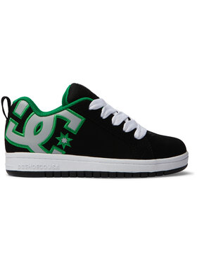 DC Dc Court Graffik (Youth) | Black/Kelly/Green
