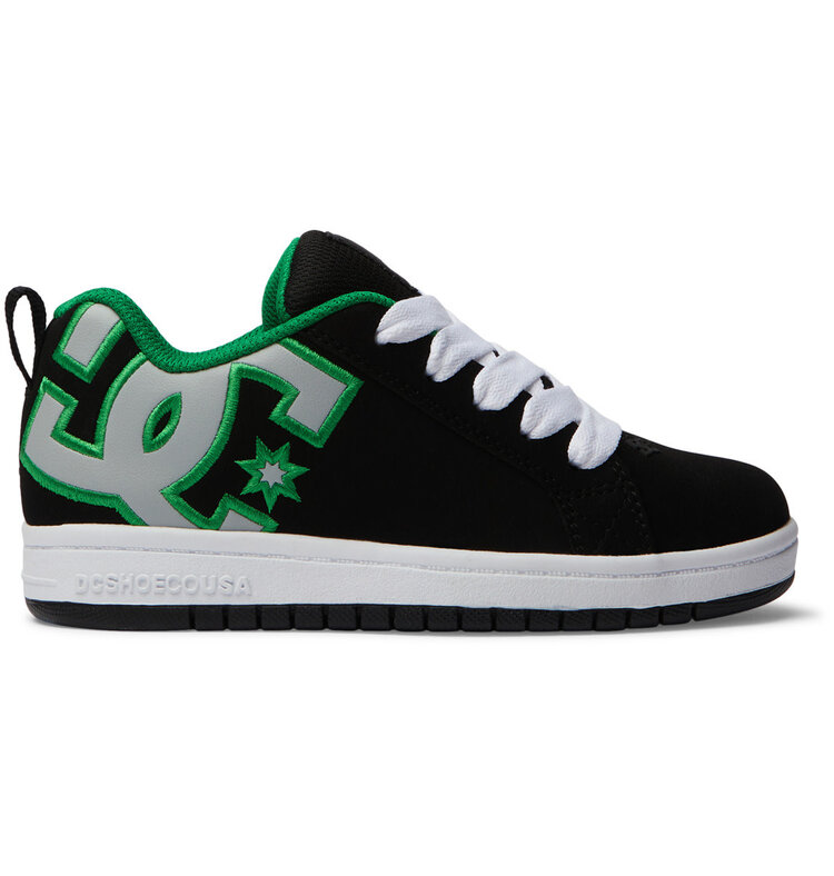 DC Dc Court Graffik (Youth) | Black/Kelly/Green