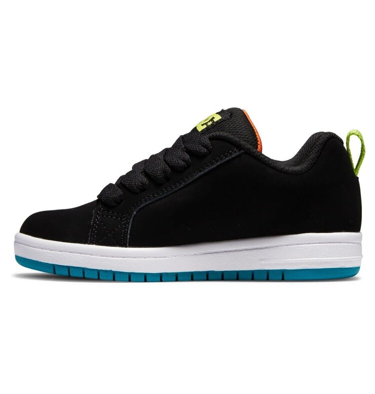 DC Dc Court Graffik (Youth) | Black/Green/Yellow