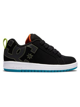 DC Dc Court Graffik (Youth) | Black/Green/Yellow