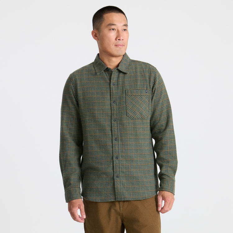 Roark Roark Crossroads Flannel (Mens) | Dark Forest