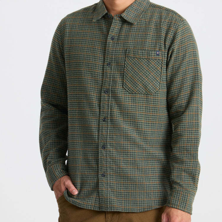 Roark Roark Crossroads Flannel (Mens) | Dark Forest