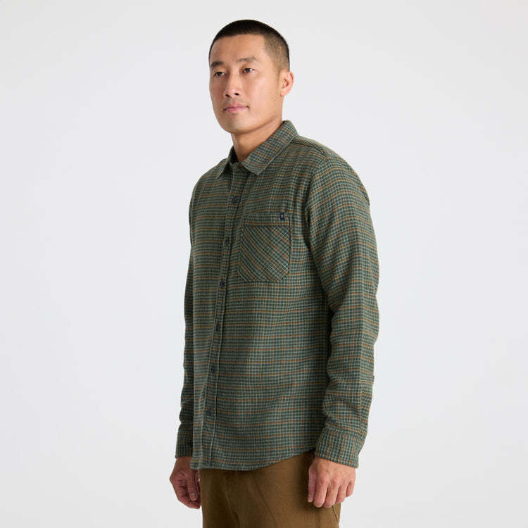Roark Roark Crossroads Flannel (Mens) | Dark Forest