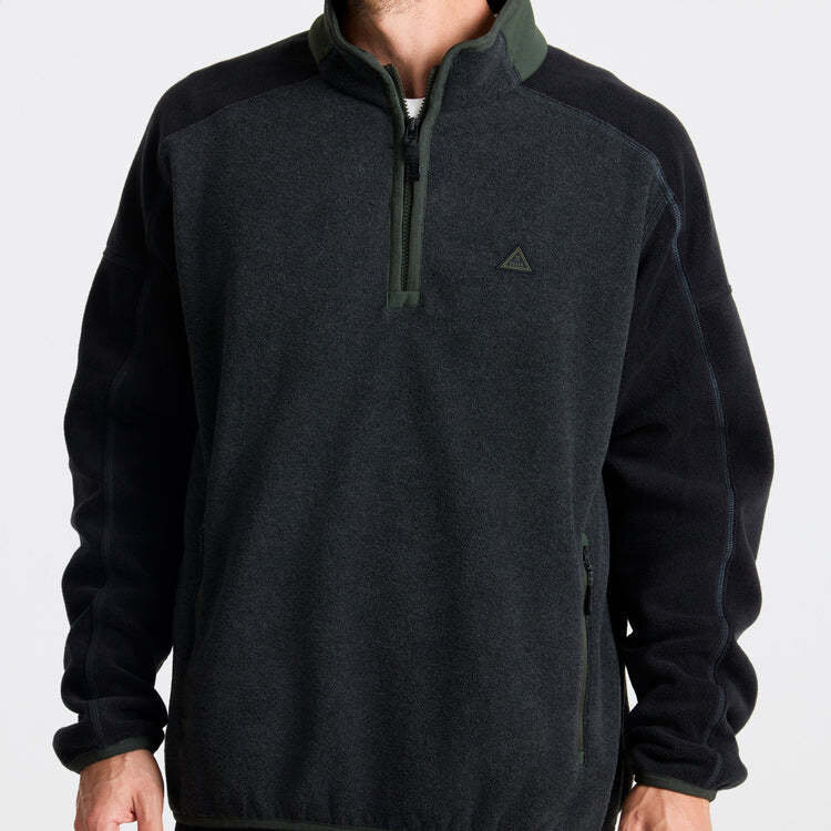 Roark Roark Campover Fleece Mock (Mens) | Onyx