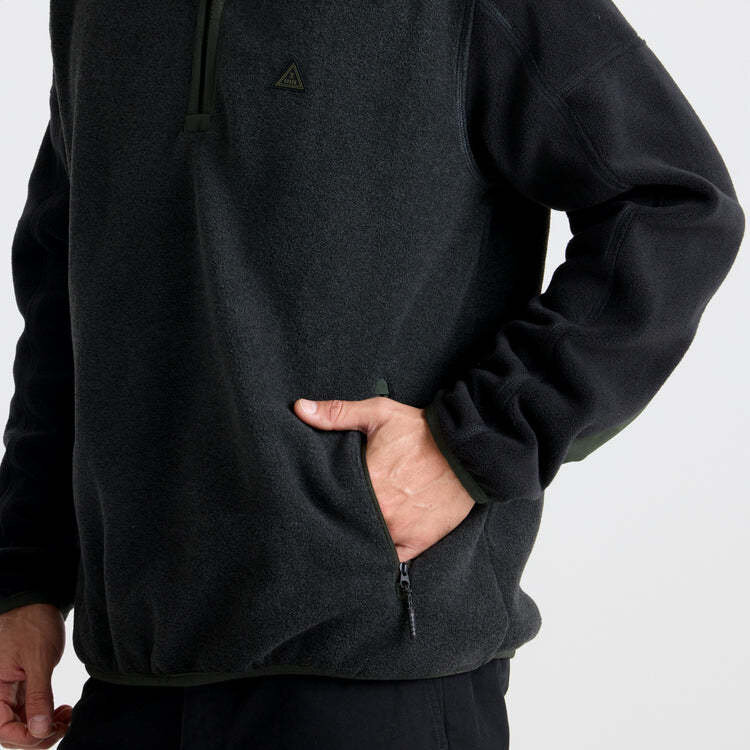Roark Roark Campover Fleece Mock (Mens) | Onyx