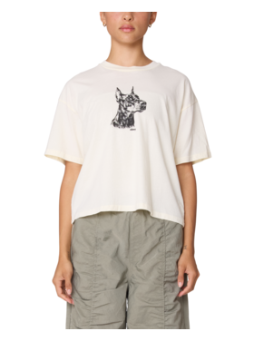 Obey Obey Dobermann Tee (Womens) | Unbleached