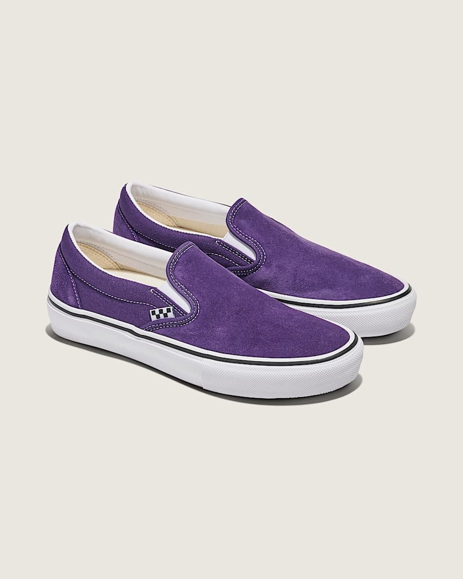 バンズ VANS SKATE SLIP-ON 28,0cm Purple Vans Skate Slip-On (Mens) | Purple/Black - The Drop Rideshop
