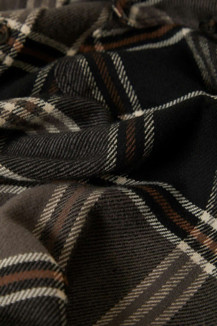 Brixton Brixton Bowery Flannel (Mens) | Black/Charcoal/Pinecone