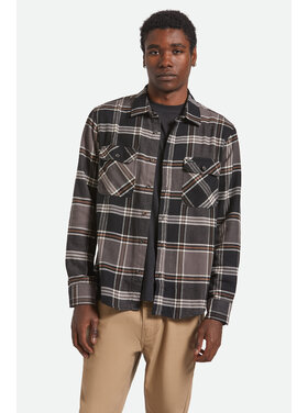 Brixton Brixton Bowery Flannel (Mens) | Black/Charcoal/Pinecone