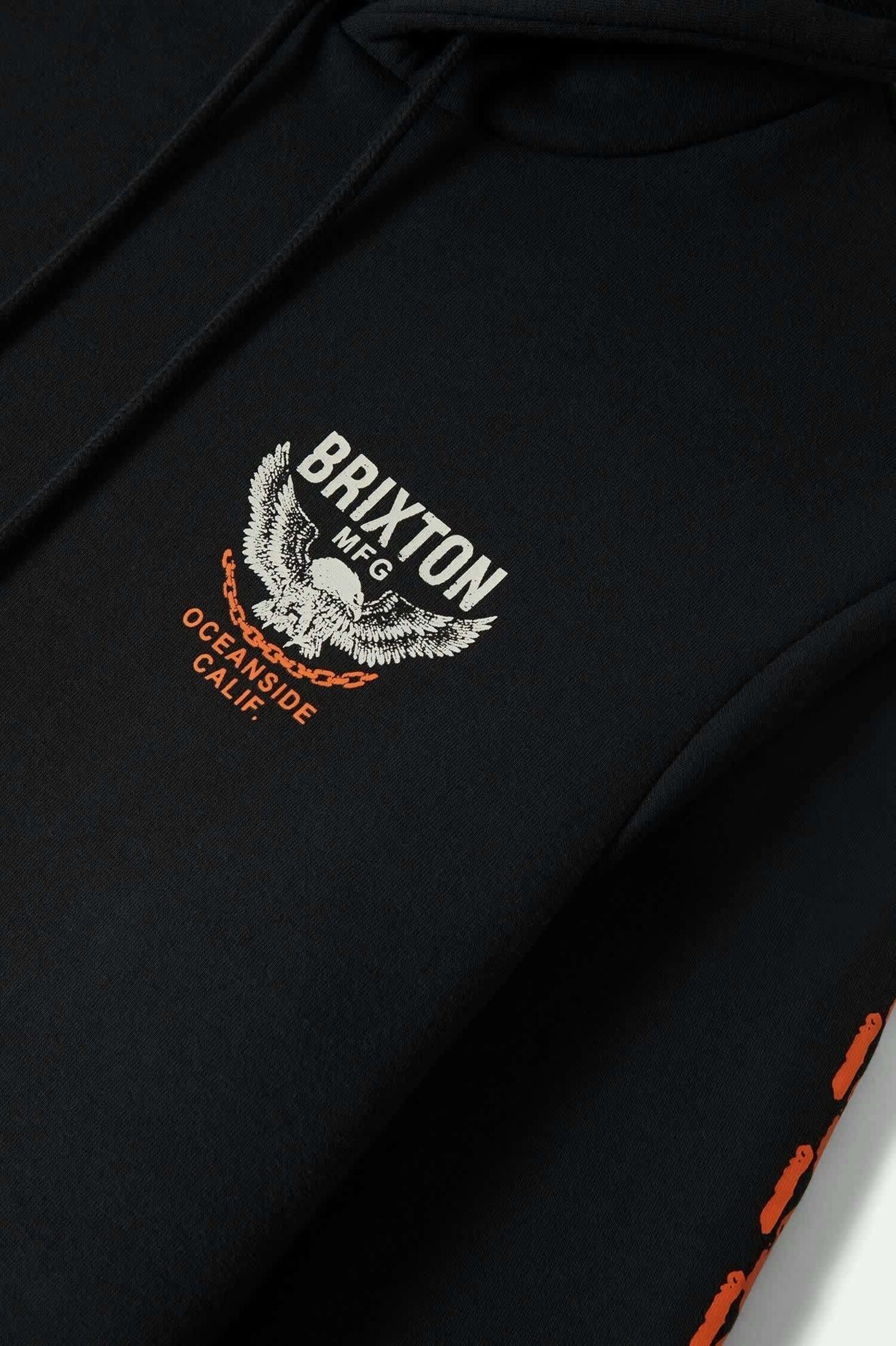 Brixton Waller Hoodie (Mens) | Black - The Drop Rideshop