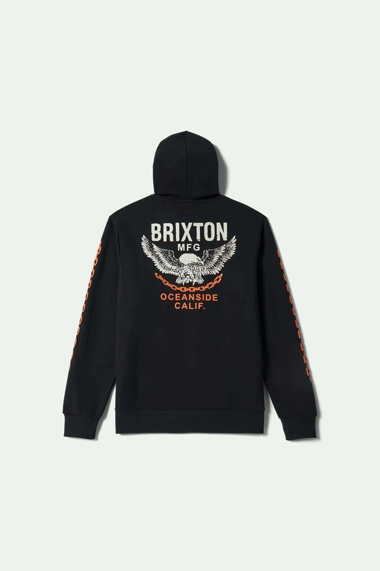 Brixton Waller Hoodie (Mens) | Black - The Drop Rideshop